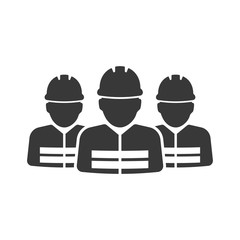 construction worker vector icon