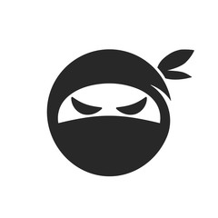 vector illustration of ninja icon