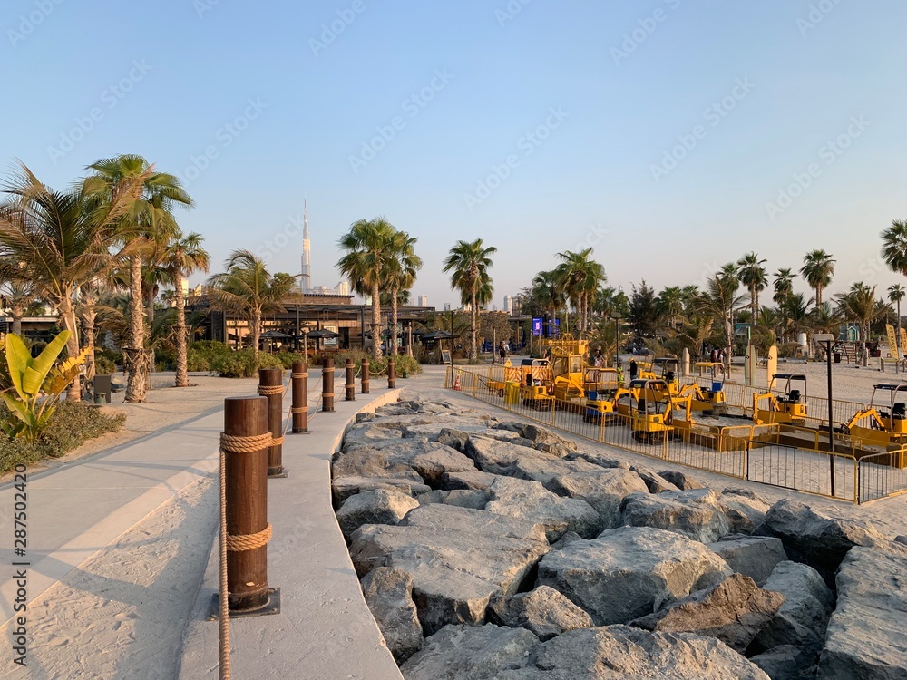 Canvas Prints Bord de mer à Dubaï, Émirats arabes unis	