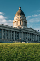 The Utah State Capitol, in Salt Lake City, Utah