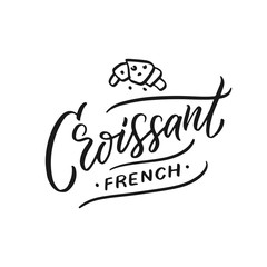 Food logo doodle design template. Vector eps10 letter logotype illustration. I