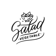 Food logo doodle design template. Vector eps10 letter logotype illustration. I