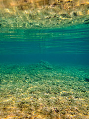 Fototapeta na wymiar Shallow Reef in Malta