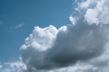 Obraz premium huge cloud in the blue sky