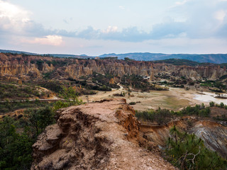 Yuanmou Earthforest in Yunnan Province China.