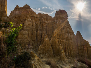 Yuanmou Earthforest in Yunnan Province China.