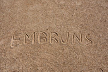 texte embruns