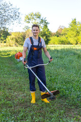  Cutting grass