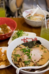 Ramen, Japanese style noodle , selective focus