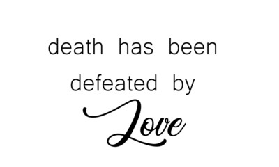 Christian faith, typography for print or use as poster, card, flyer or T shirt