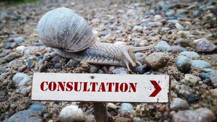 Street Sign to Consultation