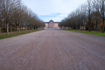Blick auf die Fürstbischöfliche Residenz in Bruchsal/Deutschland