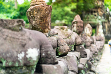 Old Temple at Angkor wat, Siem Reap, Cambodia.