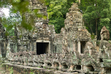 Old Temple at Angkor wat, Siem Reap, Cambodia.
