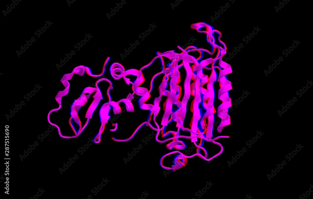 Poster Molecular structure of Caspase