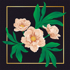 Floral Flower Vintage Vector Leaf Nature Illustration Design Elements
