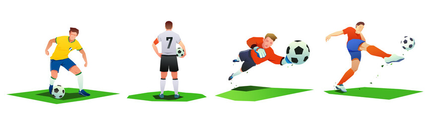 Obraz premium World Cup, Football, Players, Athletes, Sports, Chinese Super League, European Cup, Green Field, Sports, Stadium, Football, Stars, Football Match, Passion, Competition, Competition, Stimulation, Kick,