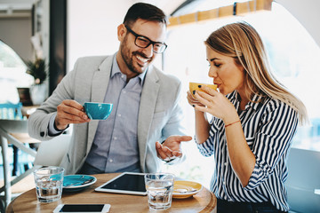 Couple Enjoying Coffee