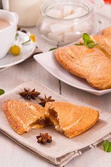 Florentines sweet puff pastries. 