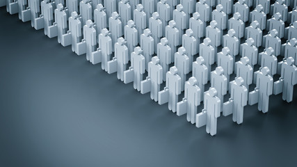 Fototapeta premium 3D Icon business people corporate concept