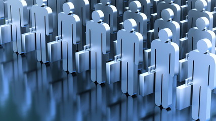 Obraz premium 3D Icon business people corporate concept