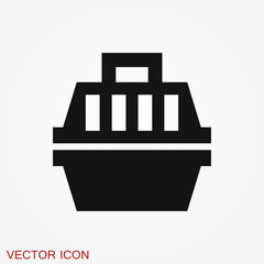 Bird cage icon for your design, logo. Vector illustration