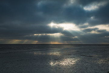 Sunset over the Mud Flats - Büsum - Schleswig-Holstein - Northern Germany