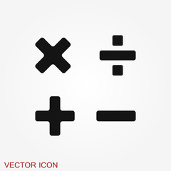 Obraz premium Calculator icon vector. Savings, finances sign, economy concept