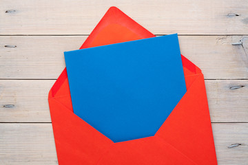 Blank Letter with Envelope