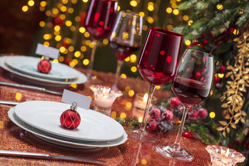 Red wine for holidays.