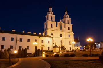 Fototapeta na wymiar Holy Spirit Cathedral in Minsk