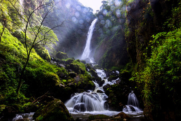 Mae Surin waterfall at Mae Hong Son Thailand