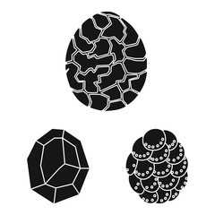 Isolated object of fantastic and cute symbol. Set of fantastic and magic vector icon for stock.