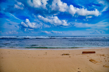 Exotic blue tropical ocean / sea tropical scenery.
