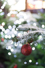 Kugel am Weihnachtsbaum