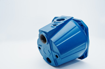 Spare part for engine water pump isolated on white.