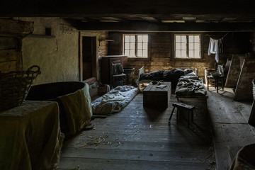 interior of old house