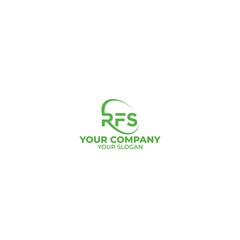 Letter RFS Logo Design Vector