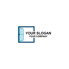 Simple Window Logo Design Template
