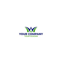 Fototapeta premium W Way Logo Design Vector