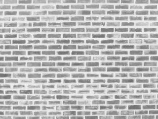 The black and white brick wall background 