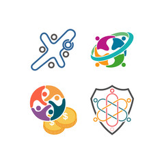 Trust Commitment Teamwork Together Business Illustration Vector