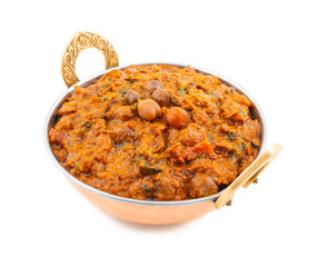 Indian Healthy Cuisine Chana Masala Also Known as Spicy Chickpeas, Channay, Chole Masala or Chholay is a Tasty & Flavourful Curry Made By Cooking Chickpeas in a Spicy Onion Tomato Masala Gravy