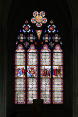 saint-pierre cathedral in lisieux (normandy - france)