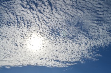 View of the Mackerel Sky, Cloudscape, Nature