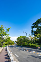 Fototapeta premium 仁徳天皇陵古墳周辺風景