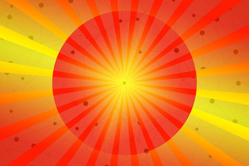 Obraz premium abstract, design, wallpaper, texture, pattern, orange, illustration, graphic, yellow, light, lines, art, blue, backdrop, green, digital, shape, sun, business, gradient, technology, white, geometric