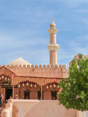 Fototapeta premium Sultan Qaboos Jama (Friday Mosque) Nizwa (نِزْوَى‎) Sultanate of Oman