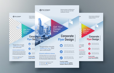 City Background Business Book Cover Design Template