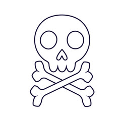 Funny Halloween  art, vector Illustration